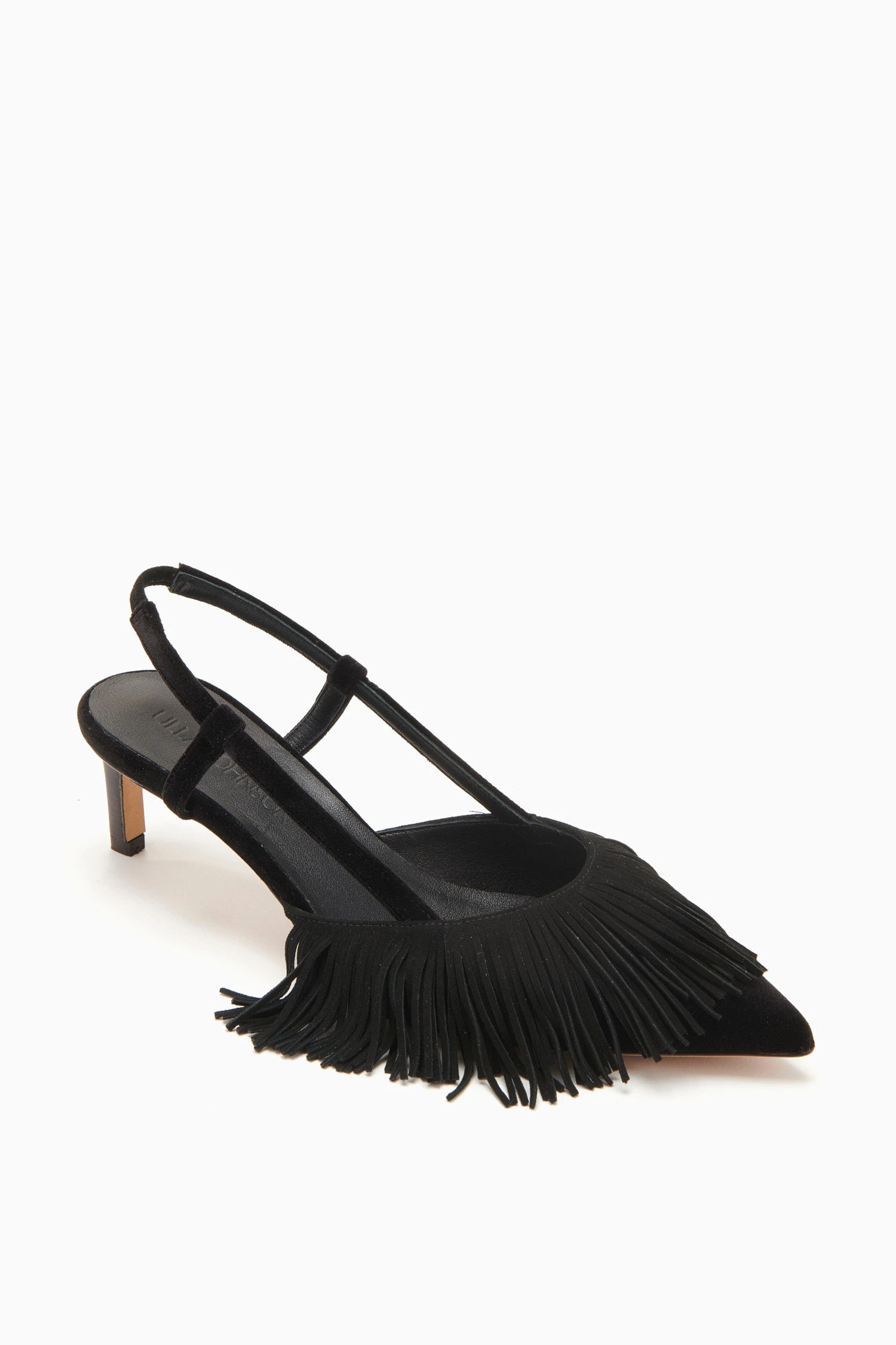 ULLA JOHNSON Shira Fringe Sling Back - Noir 5 ULLA JOHNSON Shira Fringe Sling Back - Noir - Image 3