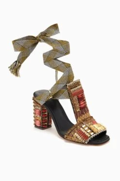 ULLA JOHNSON Celina Embellished High Heel - Solar 9 ULLA JOHNSON Celina Embellished High Heel - Solar -Chic Clothing Store FA231006 EMBELLISHEDHIGHHEEL NOIR b r web