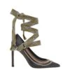 ULLA JOHNSON Salma Ribbon High Heel - Noir