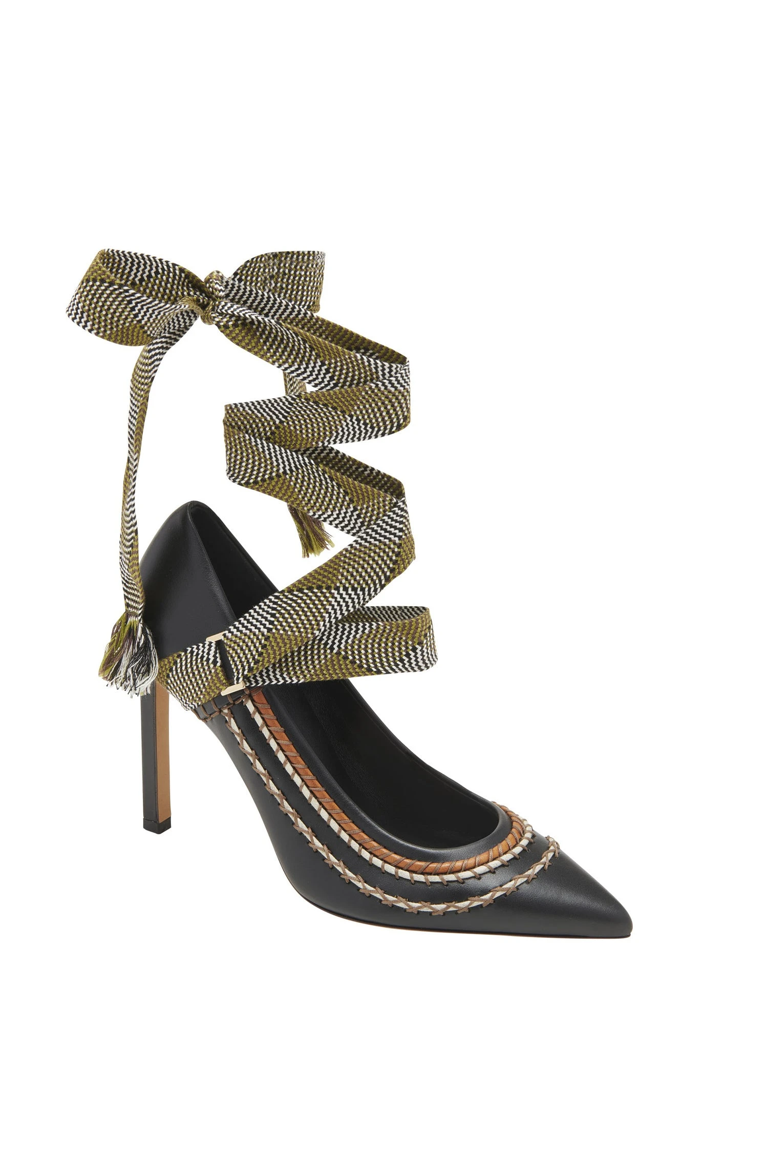 ULLA JOHNSON Salma Ribbon High Heel - Noir 5 ULLA JOHNSON Salma Ribbon High Heel - Noir - Image 3
