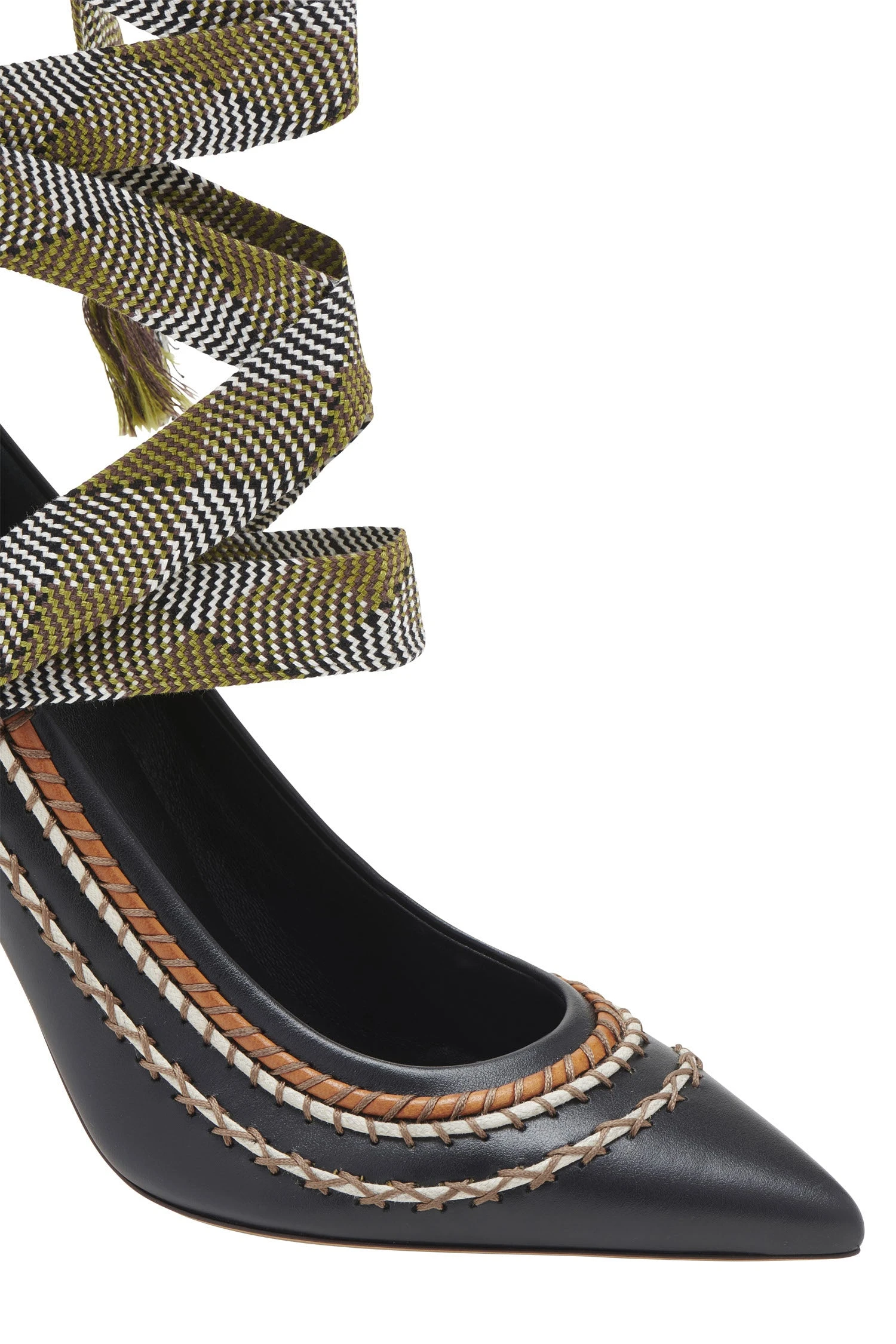 ULLA JOHNSON Salma Ribbon High Heel - Noir 7 ULLA JOHNSON Salma Ribbon High Heel - Noir - Image 5