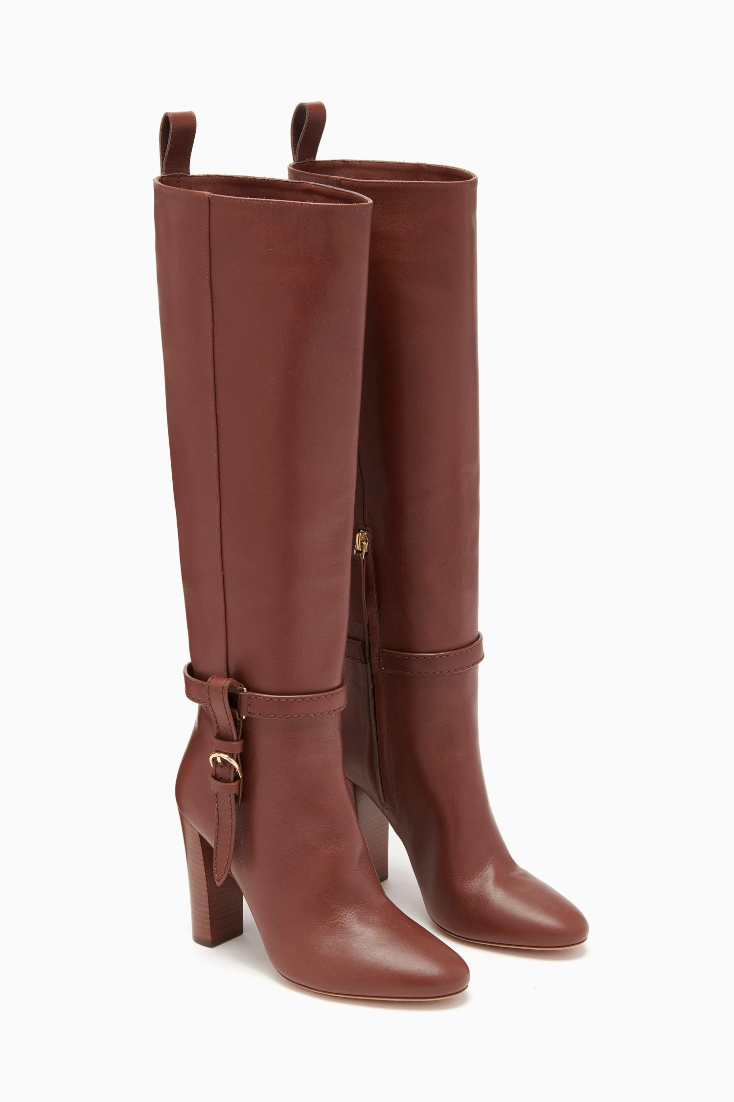 ULLA JOHNSON Annette Knee High Boot - Mahogany 7 ULLA JOHNSON Annette Knee High Boot - Mahogany - Image 5