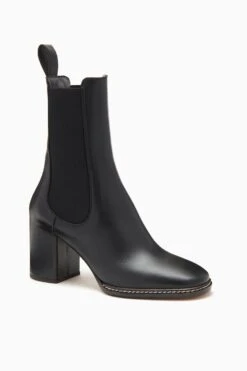ULLA JOHNSON Taryn Chelsea Boot - Noir -Chic Clothing Store FA231021 CHELSEA BOOT NOIR WEB UPDATE