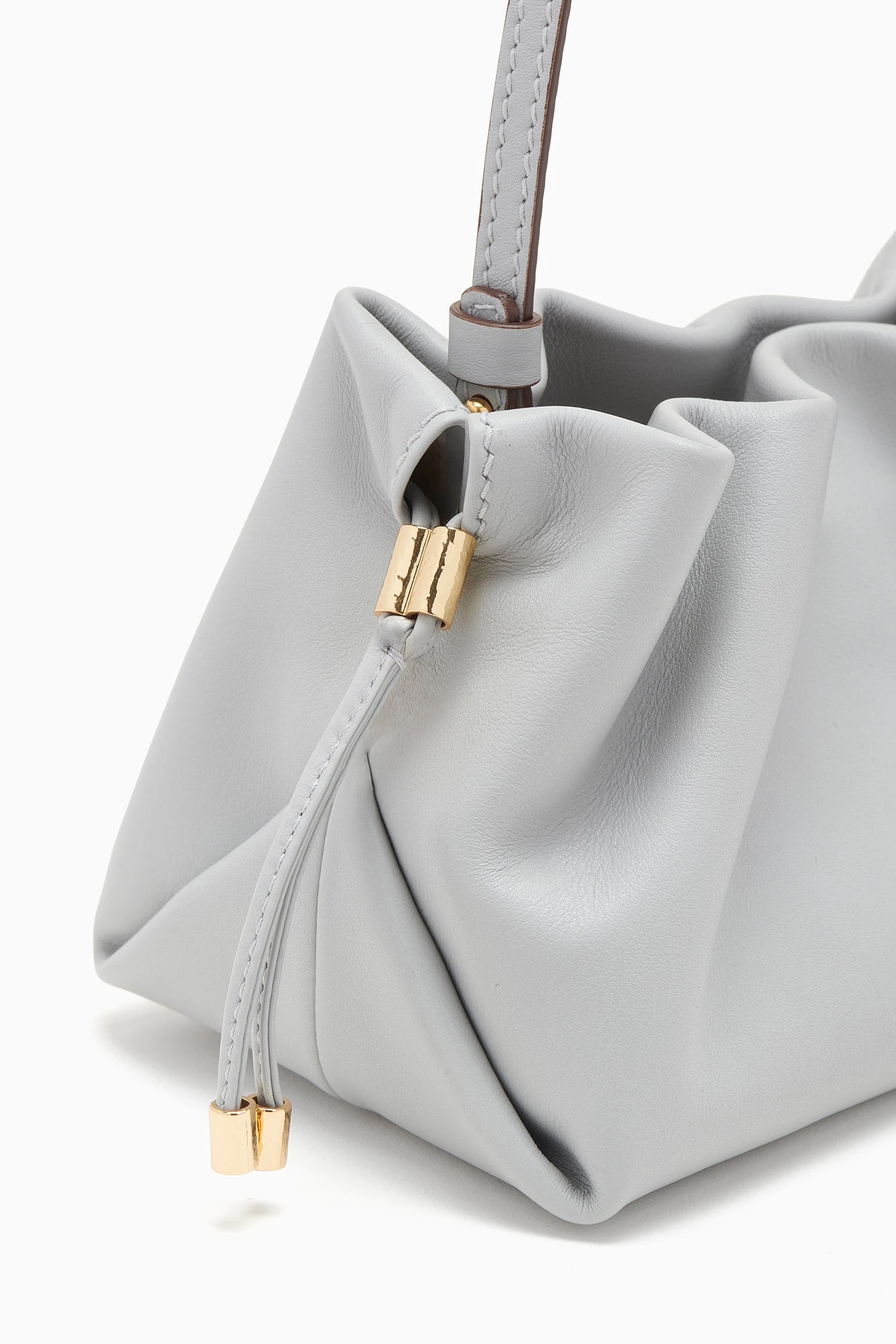 ULLA JOHNSON Remy Mini Soft Clutch - Agave 6 ULLA JOHNSON Remy Mini Soft Clutch - Agave - Image 4