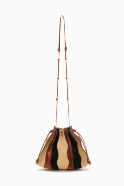 ULLA JOHNSON Adria Small Pleated Wave Bag - Dune Colorblock -Chic Clothing Store FA231128 ADRIASMALLPLEATEDWAVEBAG SIERRACOLORBLOCK a r web