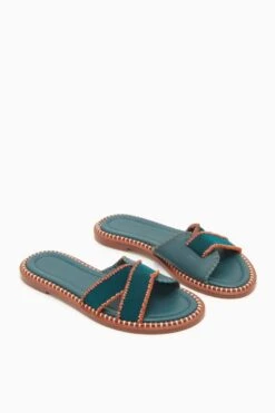 ULLA JOHNSON Ameya Elastic Slide - Montego -Chic Clothing Store PF231008 AmeyaElasticSlide MONTEGO d r web 3840x update