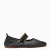 ULLA JOHNSON Eliza Elastic Ballet Flat - Noir