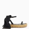 ULLA JOHNSON Clara Bow Flatform - Noir 2 ULLA JOHNSON Clara Bow Flatform - Noir -Chic Clothing Store PF231015 ClaraBowFlatform NOIR a r web