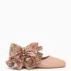 ULLA JOHNSON Eliza Bow Ballet Flat - Wheat Flower 1 ULLA JOHNSON Eliza Bow Ballet Flat - Wheat Flower -Chic Clothing Store PF231017 ELIZAFLAT WHEATFLOWER a r web