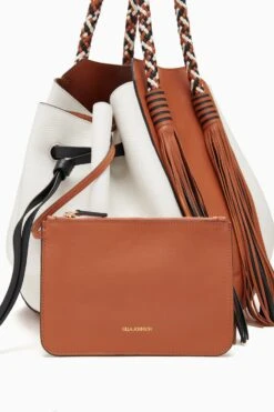 ULLA JOHNSON Daphne Leather Tote - Sierra Colorblock 13 ULLA JOHNSON Daphne Leather Tote - Sierra Colorblock -Chic Clothing Store PF231103 DaphneLeatherTote SierraColorblock e r web