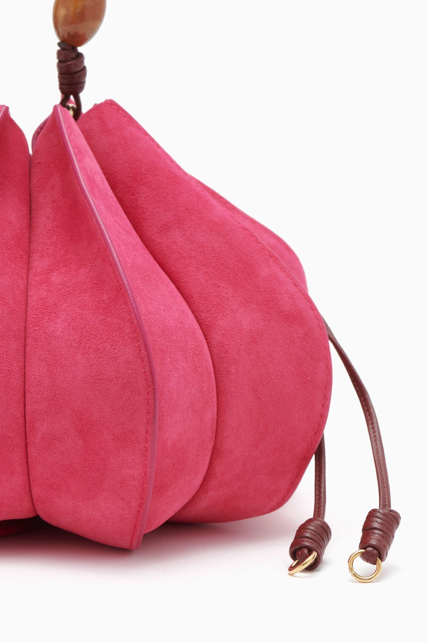 ULLA JOHNSON Lotus Flower Pochette - Orchid Colorblock 6 ULLA JOHNSON Lotus Flower Pochette - Orchid Colorblock - Image 4