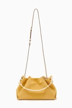 ULLA JOHNSON Remy Soft Convertible Clutch - Transparent Yellow -Chic Clothing Store PF231111 RemySoftConvertibleClutch TransparentYellow e r web