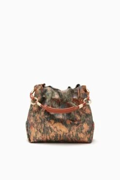 ULLA JOHNSON Remy Mini Handbag - Woodland 10 ULLA JOHNSON Remy Mini Handbag - Woodland -Chic Clothing Store PF231114 RemyMiniHandbag Jacquard b r web