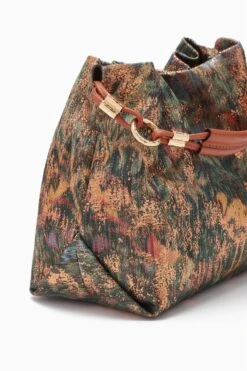 ULLA JOHNSON Remy Mini Handbag - Woodland 12 ULLA JOHNSON Remy Mini Handbag - Woodland -Chic Clothing Store PF231114 RemyMiniHandbag Jacquard d r web