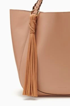 ULLA JOHNSON Albers Tote - Blush -Chic Clothing Store PF231130 AlbersTote Nude c r web
