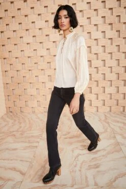 ULLA JOHNSON Maeve Blouse - Dawn -Chic Clothing Store SHOT 045 ULLA JOHNSON MAEVE BLOUSE DAWN UJ990237 0025