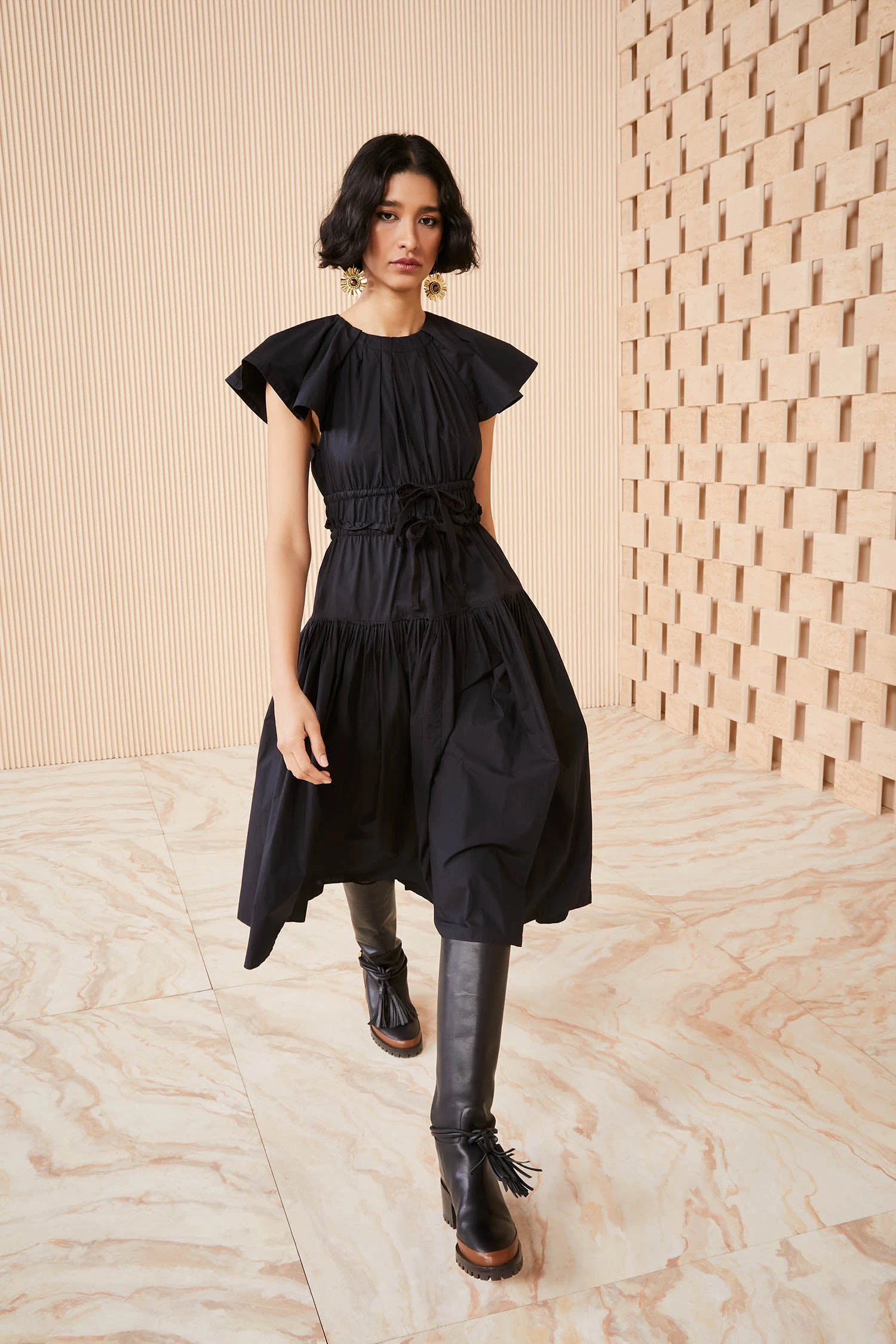 ULLA JOHNSON Delmara Dress - Noir 3 ULLA JOHNSON Delmara Dress - Noir