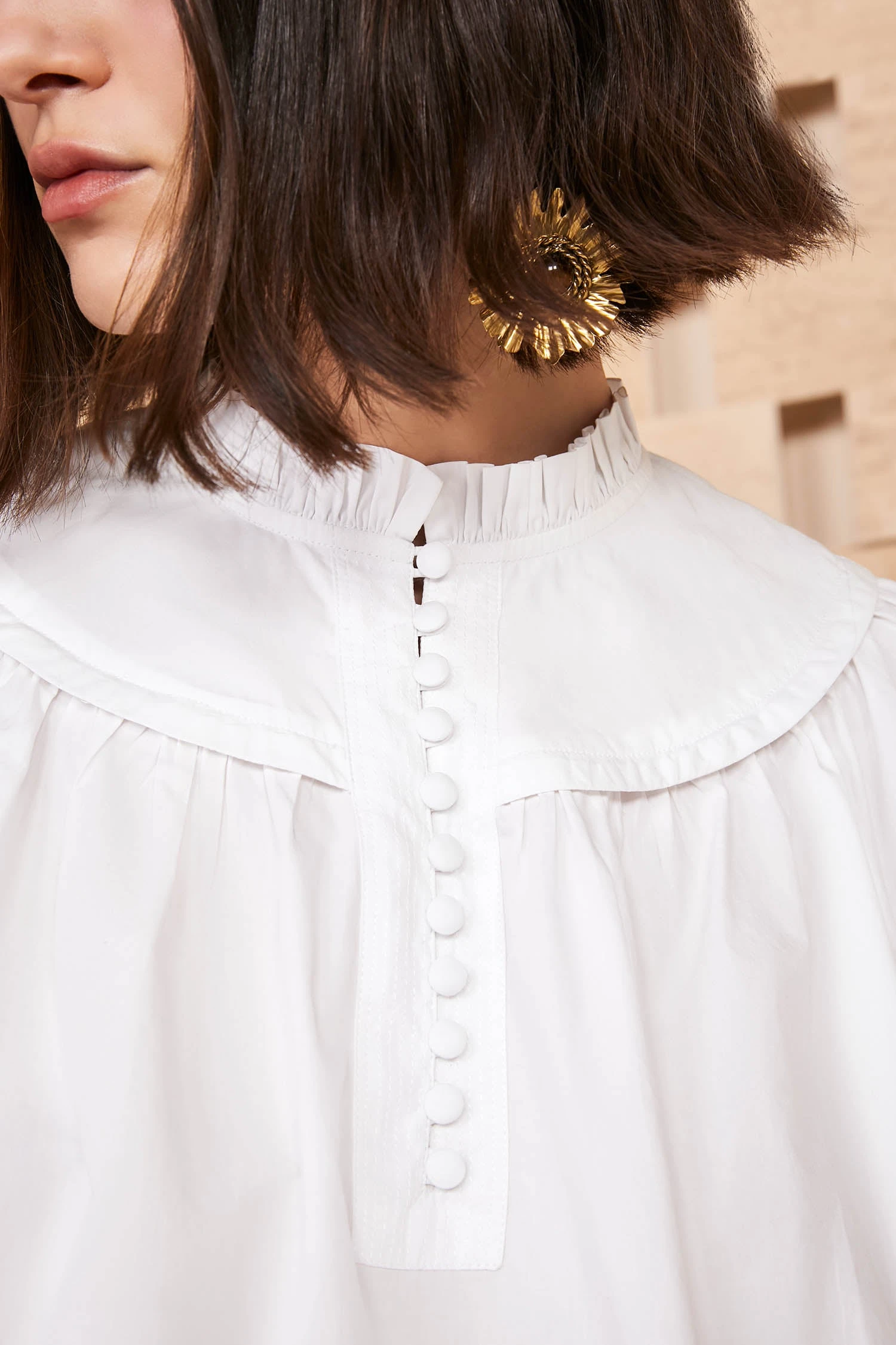 ULLA JOHNSON Marika Blouse - Blanc 4 ULLA JOHNSON Marika Blouse - Blanc - Image 2