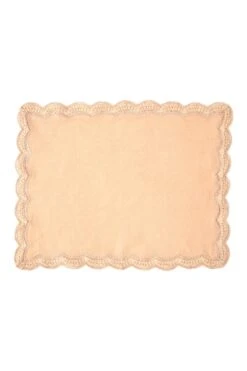 ULLA JOHNSON Scallop Embroidered Placemat - Blush