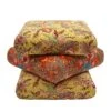 ULLA JOHNSON Wild Hibiscus Printed Pouf - Calla Lily -Chic Clothing Store UJ Pouf web