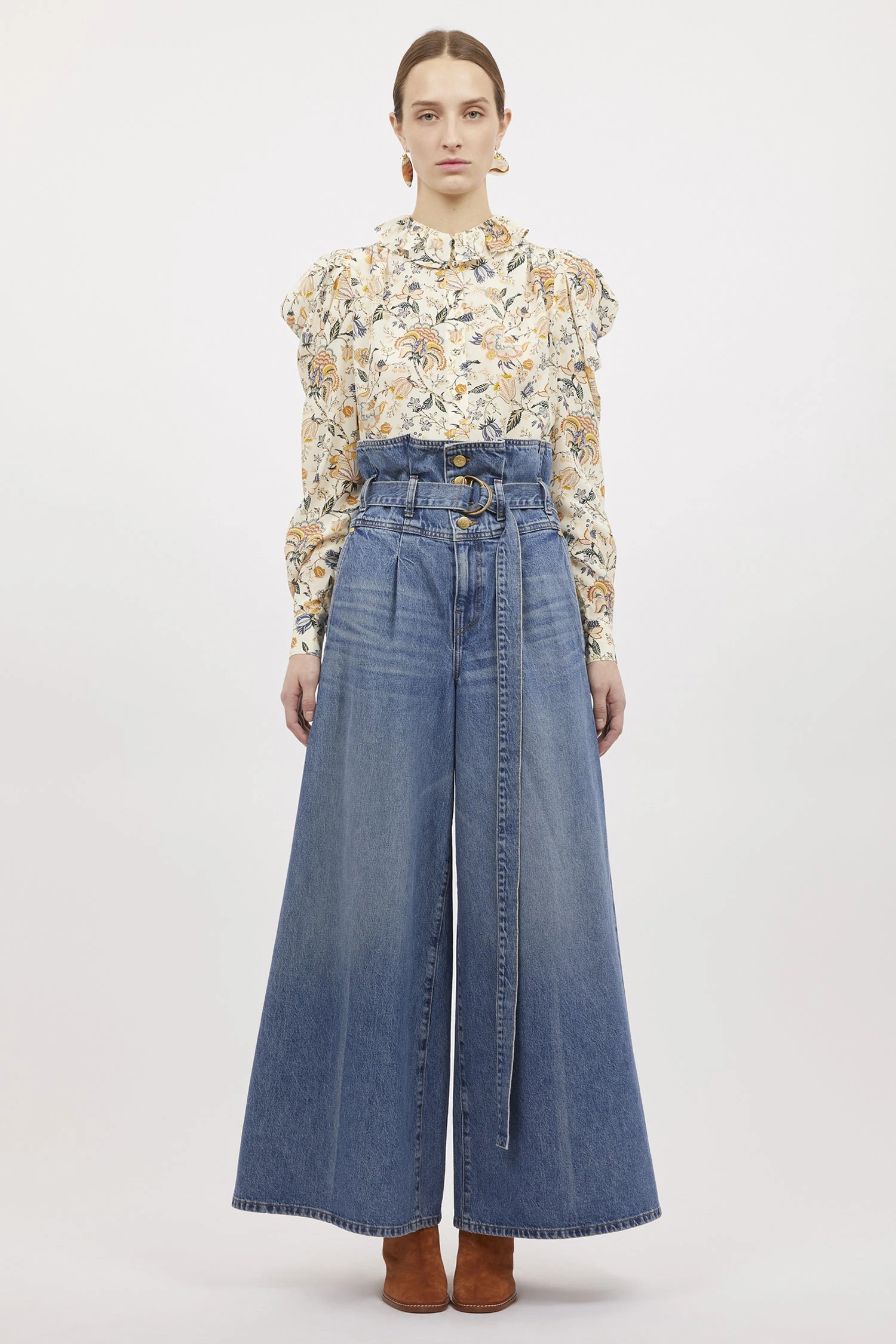 ULLA JOHNSON The Sylvan Jean - Danube Medium Indigo Wash 4 ULLA JOHNSON The Sylvan Jean - Danube Medium Indigo Wash - Image 2