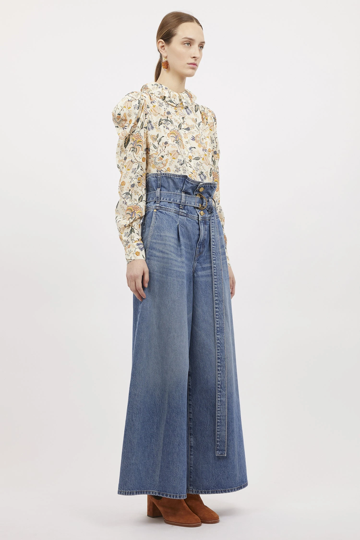 ULLA JOHNSON The Sylvan Jean - Danube Medium Indigo Wash 5 ULLA JOHNSON The Sylvan Jean - Danube Medium Indigo Wash - Image 3