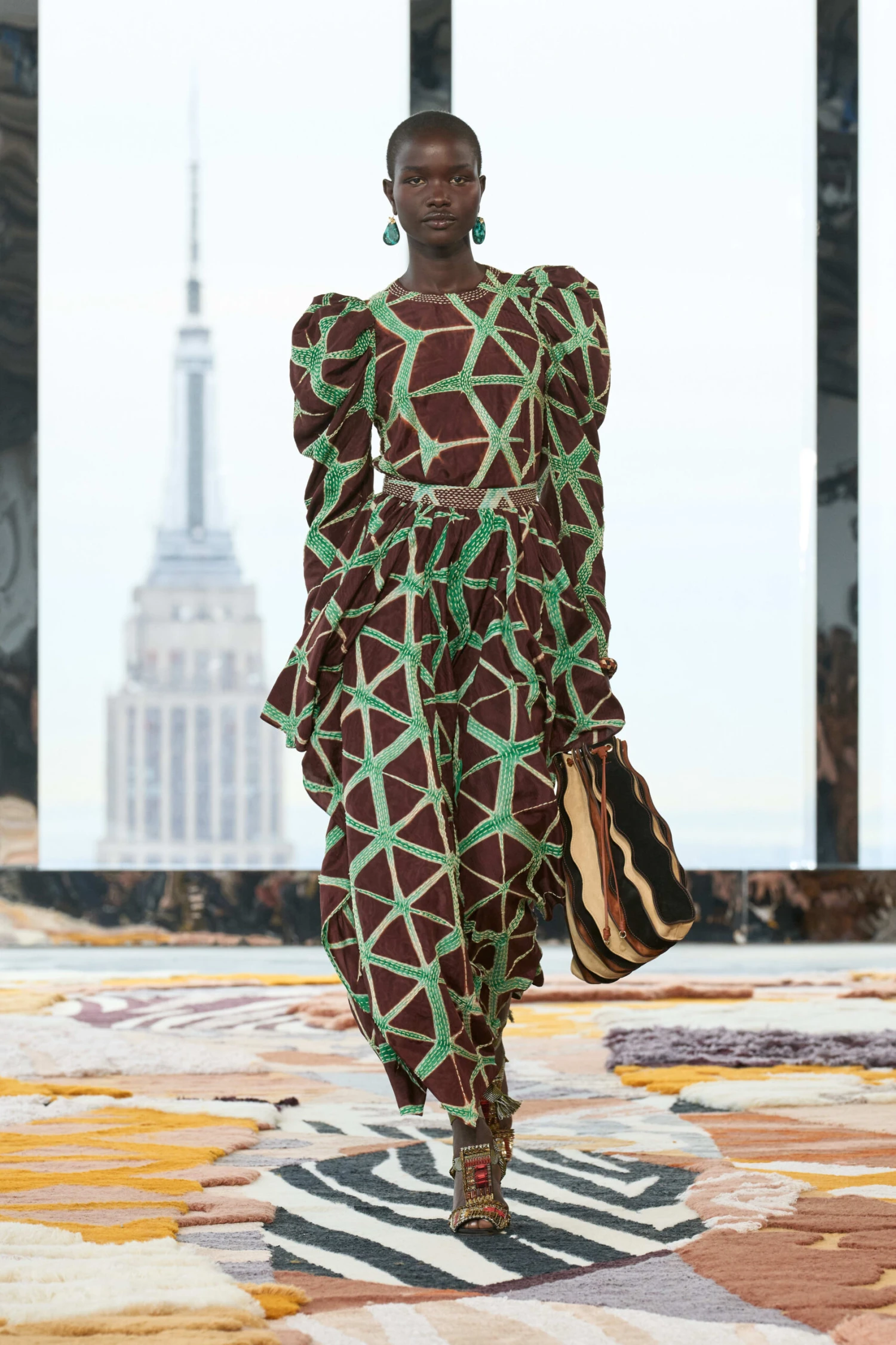 ULLA JOHNSON Savita Skirt - Teak 4 ULLA JOHNSON Savita Skirt - Teak - Image 2