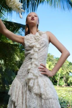 ULLA JOHNSON Odile Dress - Chalk -Chic Clothing Store UJ PF23 PDP CROP 1500x2250 LOOK 28