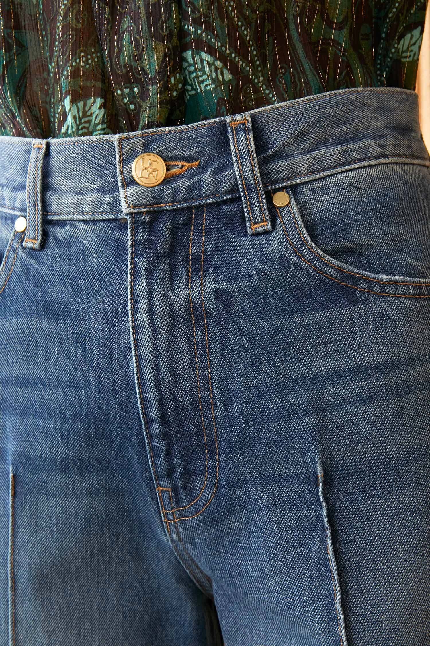 ULLA JOHNSON The Genevieve Jean - Danube Dark Indigo Wash 6 ULLA JOHNSON The Genevieve Jean - Danube Dark Indigo Wash - Image 4