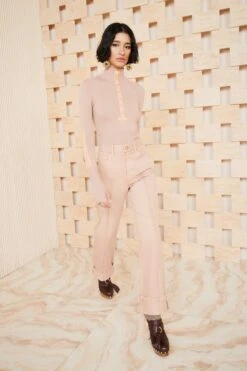 ULLA JOHNSON The Genevieve Jean - Rosewood Wash -Chic Clothing Store ULLA JOHNSON GENEVIEVE JEAN ROSEWOODWASH UJ990420 view 2