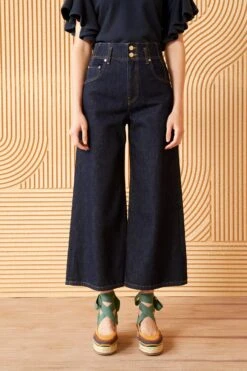 ULLA JOHNSON The Yvette Jean - Tigris Rigid Wash