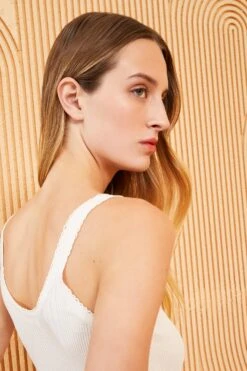ULLA JOHNSON Ameline Tank - Ivory -Chic Clothing Store ULLA JOHNSON AMELINE TANK IVORY 04
