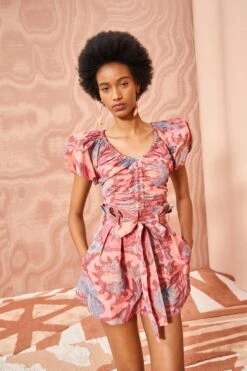 ULLA JOHNSON Abri Shorts - Passionflower -Chic Clothing Store ULLA JOHNSON Abri Shorts PASSIONFLOWER 04