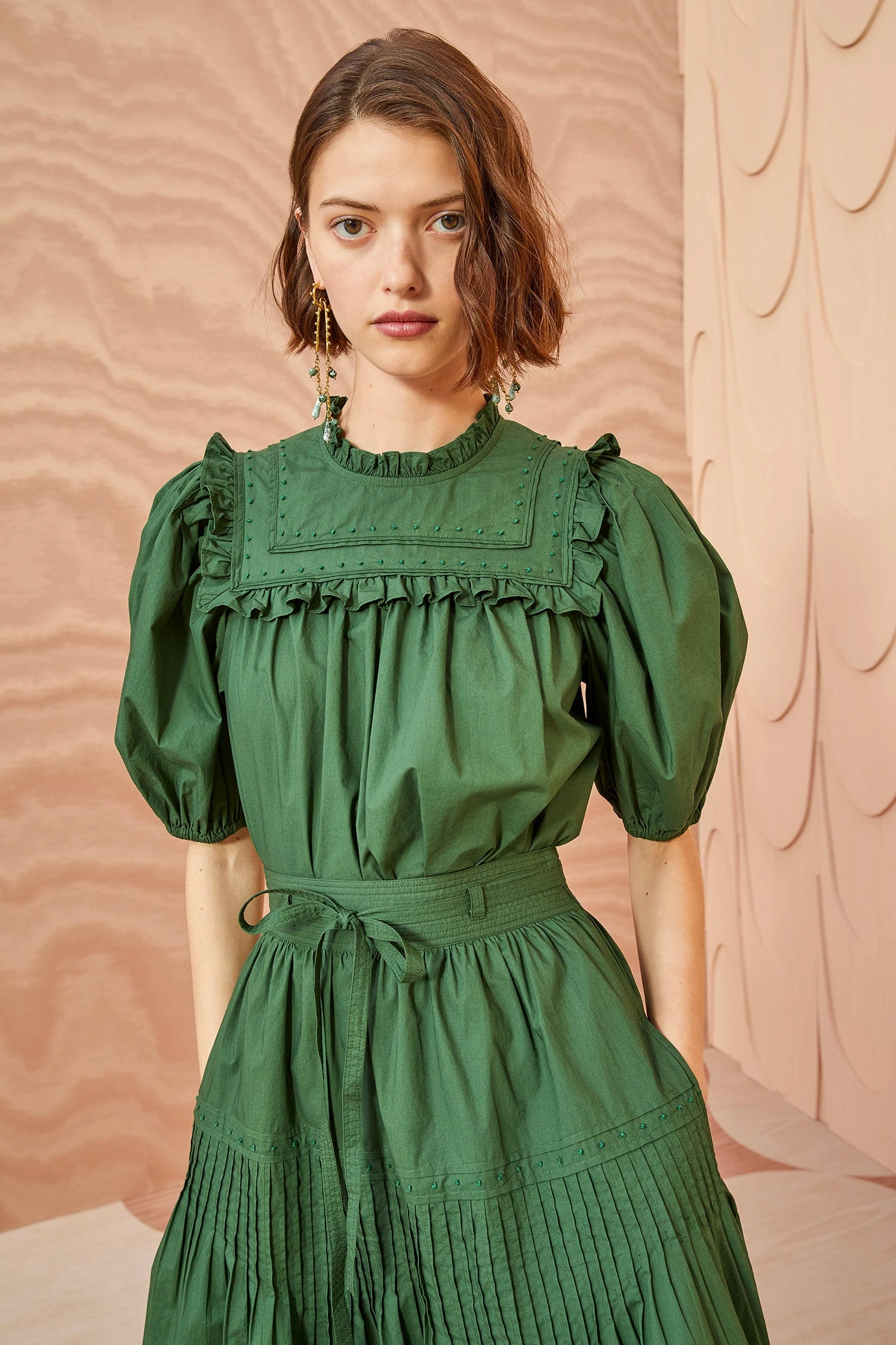 ULLA JOHNSON Adeline Top - Juniper 3 ULLA JOHNSON Adeline Top - Juniper