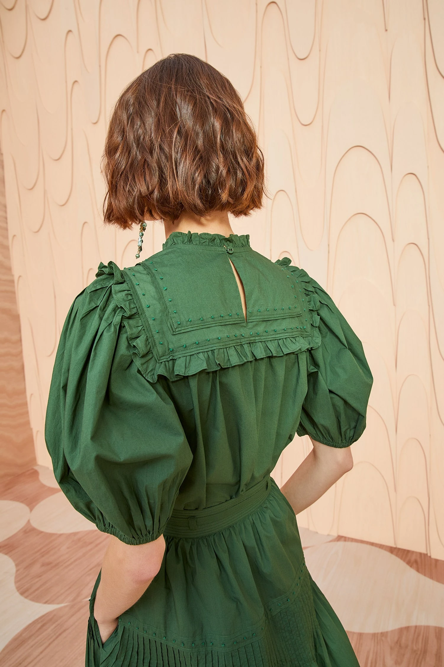 ULLA JOHNSON Adeline Top - Juniper 6 ULLA JOHNSON Adeline Top - Juniper - Image 4