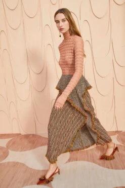 ULLA JOHNSON Agatha Skirt - Tiger's Eye -Chic Clothing Store ULLA JOHNSON Agatha Skirt TIGER SEYE 0142