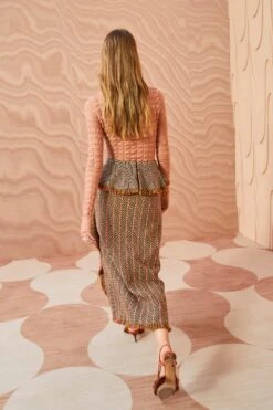 ULLA JOHNSON Agatha Skirt - Tiger's Eye -Chic Clothing Store ULLA JOHNSON Agatha Skirt TIGER SEYE 0166