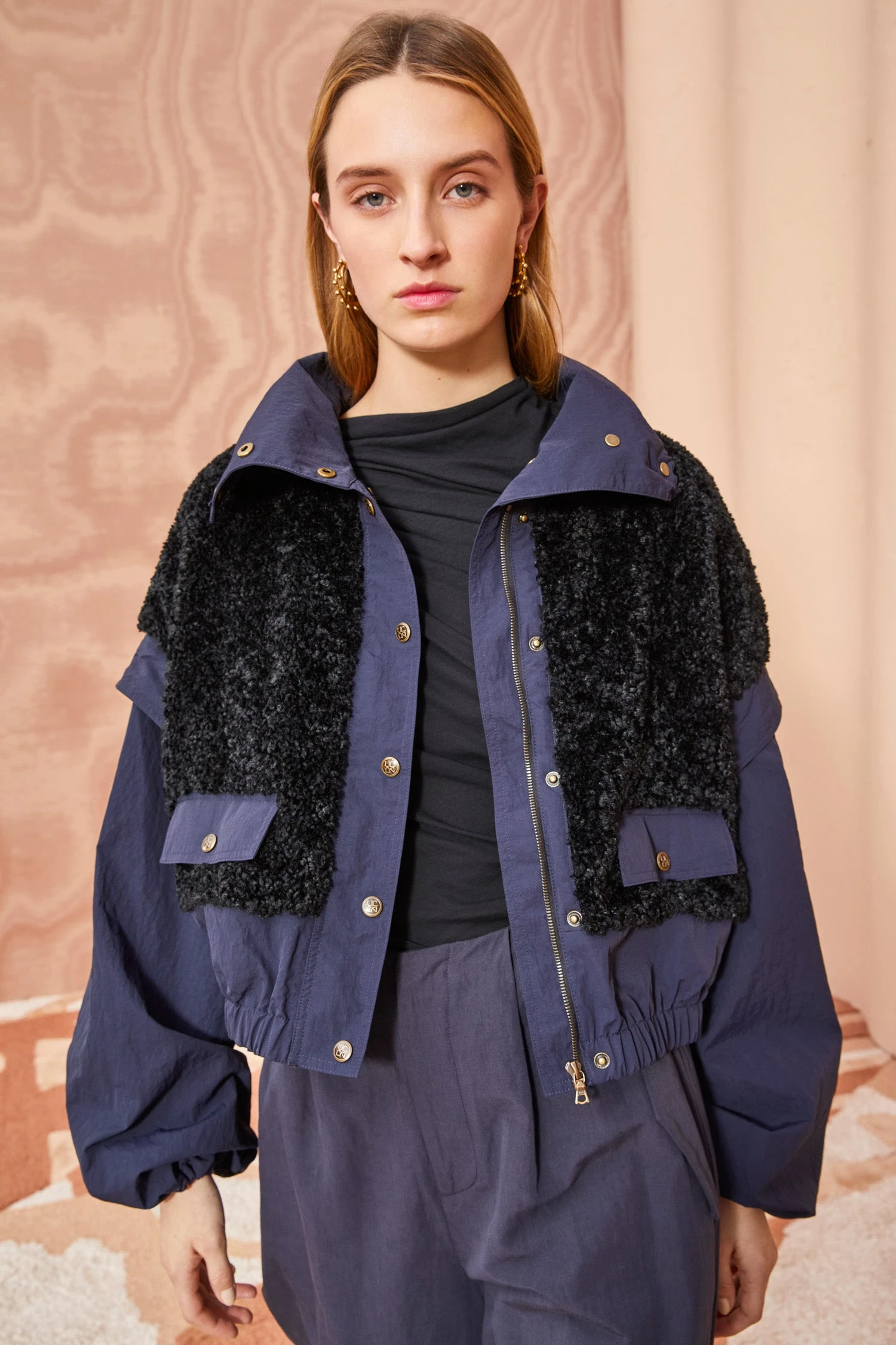 ULLA JOHNSON Aidan Jacket - Midnight 6 ULLA JOHNSON Aidan Jacket - Midnight - Image 4