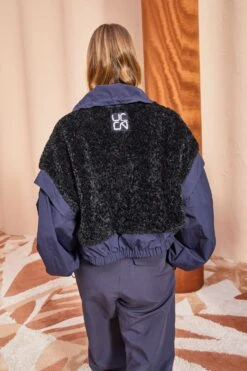 ULLA JOHNSON Aidan Jacket - Midnight 11 ULLA JOHNSON Aidan Jacket - Midnight -Chic Clothing Store ULLA JOHNSON Aidan Jacket MIDNIGHT 0171