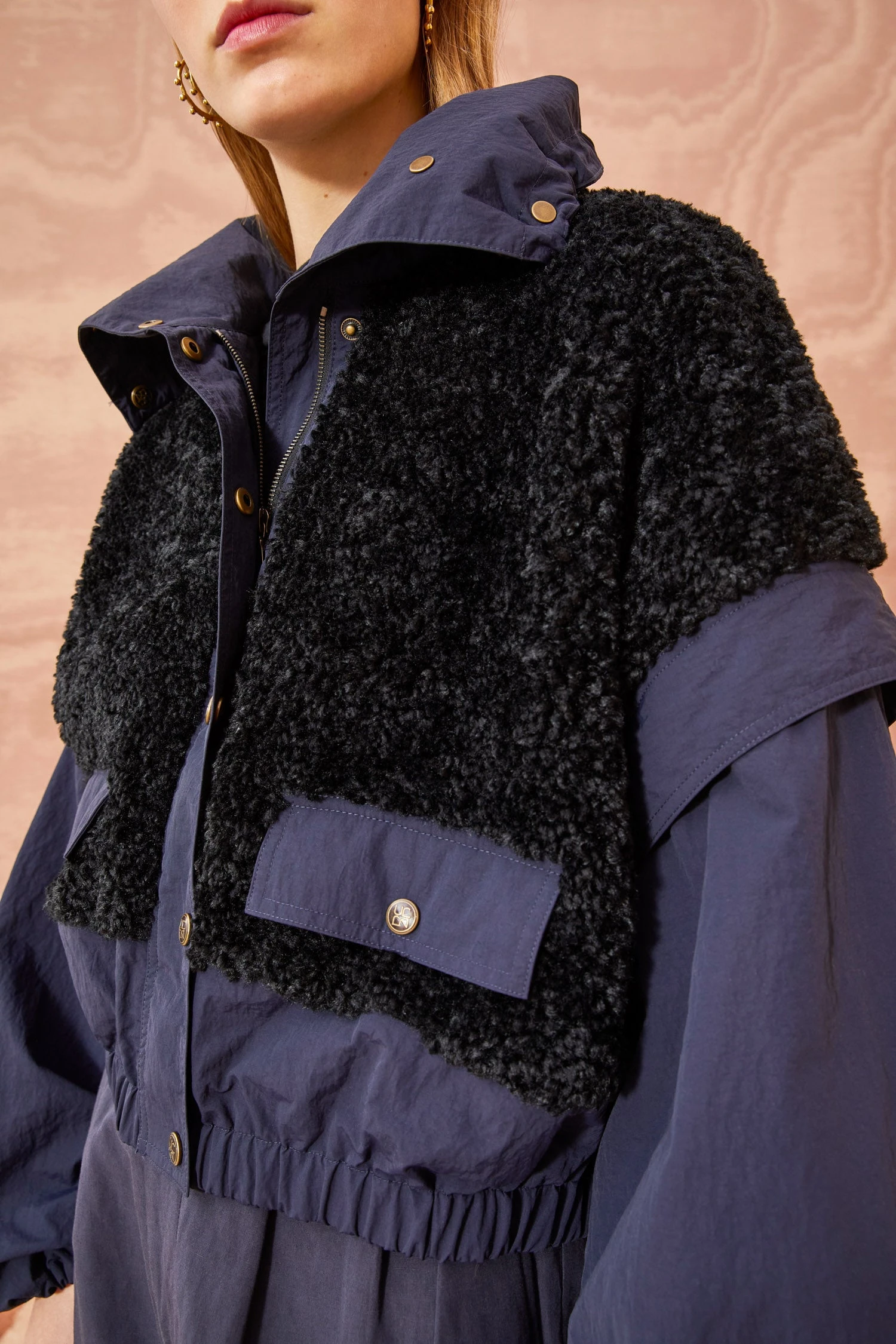 ULLA JOHNSON Aidan Jacket - Midnight 4 ULLA JOHNSON Aidan Jacket - Midnight - Image 2