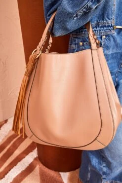 ULLA JOHNSON Albers Tote - Blush