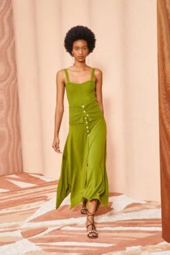 ULLA JOHNSON Alessi Skirt - Willow -Chic Clothing Store ULLA JOHNSON Alessi Skirt WILLOW 0052