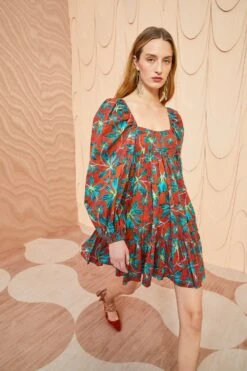 ULLA JOHNSON Alita Dress - Tropical -Chic Clothing Store ULLA JOHNSON Alita Dress TROPICAL 05