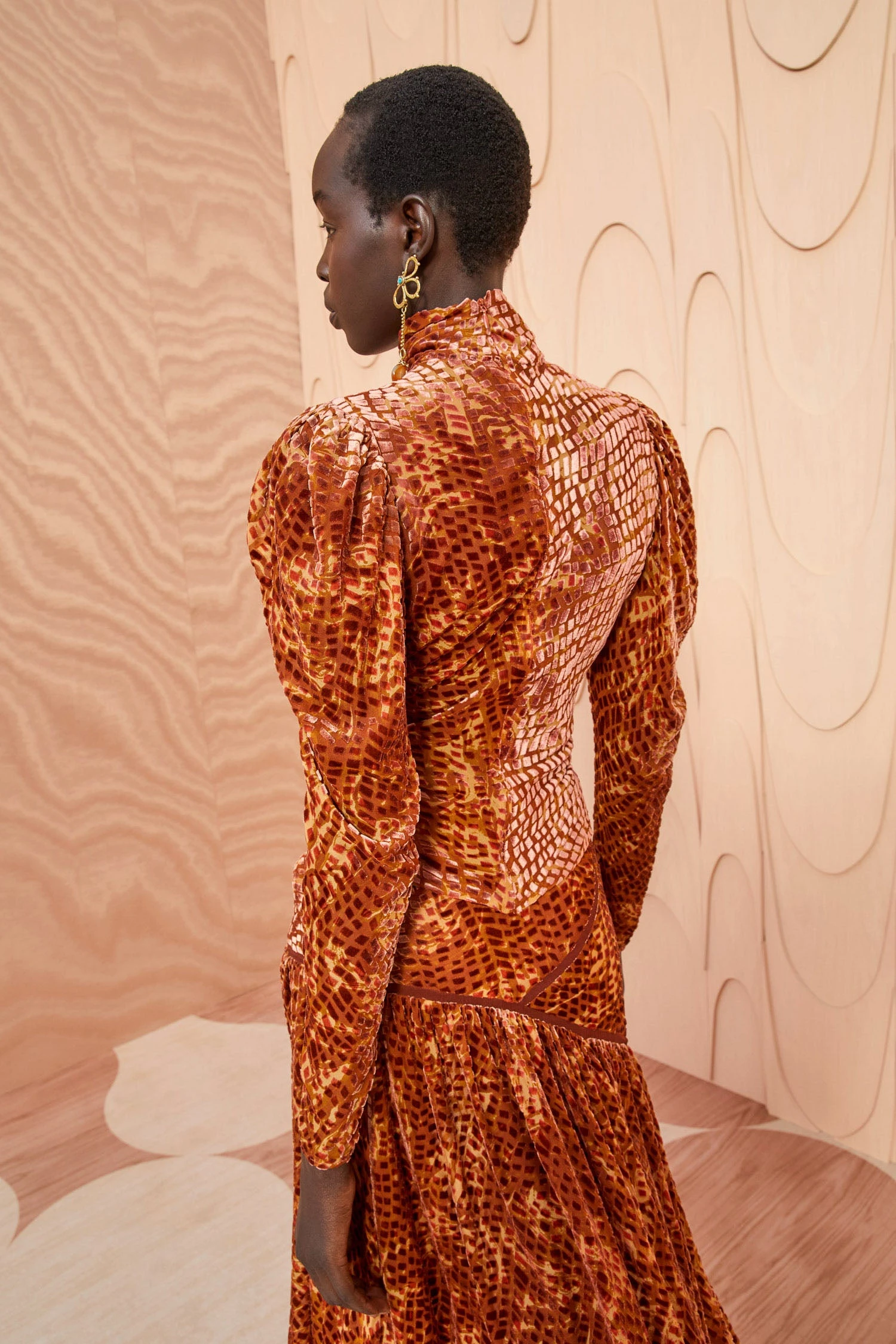 ULLA JOHNSON Althea Turtleneck - Sienna 6 ULLA JOHNSON Althea Turtleneck - Sienna - Image 4