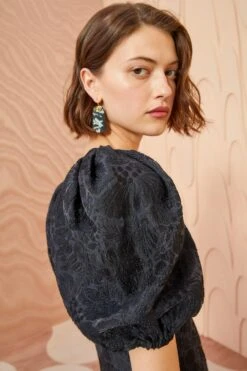 ULLA JOHNSON Amandine Dress - Noir -Chic Clothing Store ULLA JOHNSON Amandine Dress NOIR 05