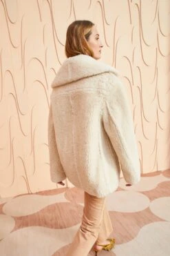 ULLA JOHNSON Ambrose Jacket - Limestone 10 ULLA JOHNSON Ambrose Jacket - Limestone -Chic Clothing Store ULLA JOHNSON Ambrose Jacket LIMESTONE 04