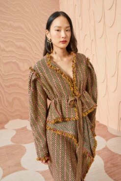 ULLA JOHNSON Ames Jacket - Tiger's Eye -Chic Clothing Store ULLA JOHNSON Ames Jacket TIGER SEYE 0018