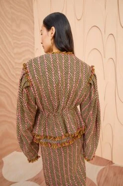 ULLA JOHNSON Ames Jacket - Tiger's Eye -Chic Clothing Store ULLA JOHNSON Ames Jacket TIGER SEYE 0200