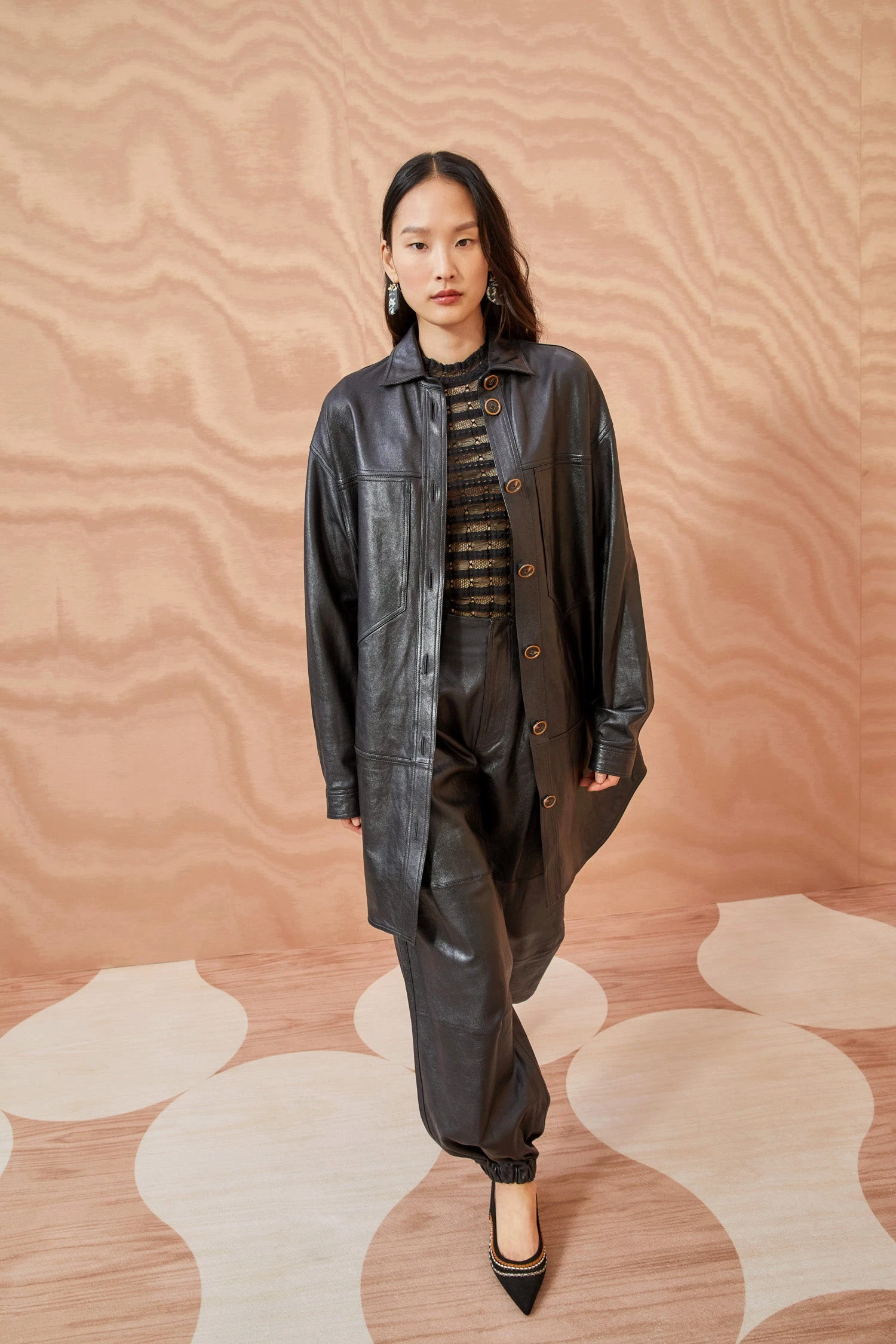 ULLA JOHNSON Apollo Jacket - Noir 5 ULLA JOHNSON Apollo Jacket - Noir - Image 3