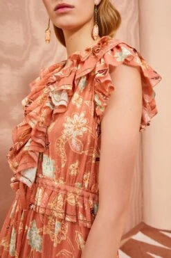 ULLA JOHNSON Arisa Dress - Mesa Floral -Chic Clothing Store ULLA JOHNSON Arisa Dress MESA FLORAL 05